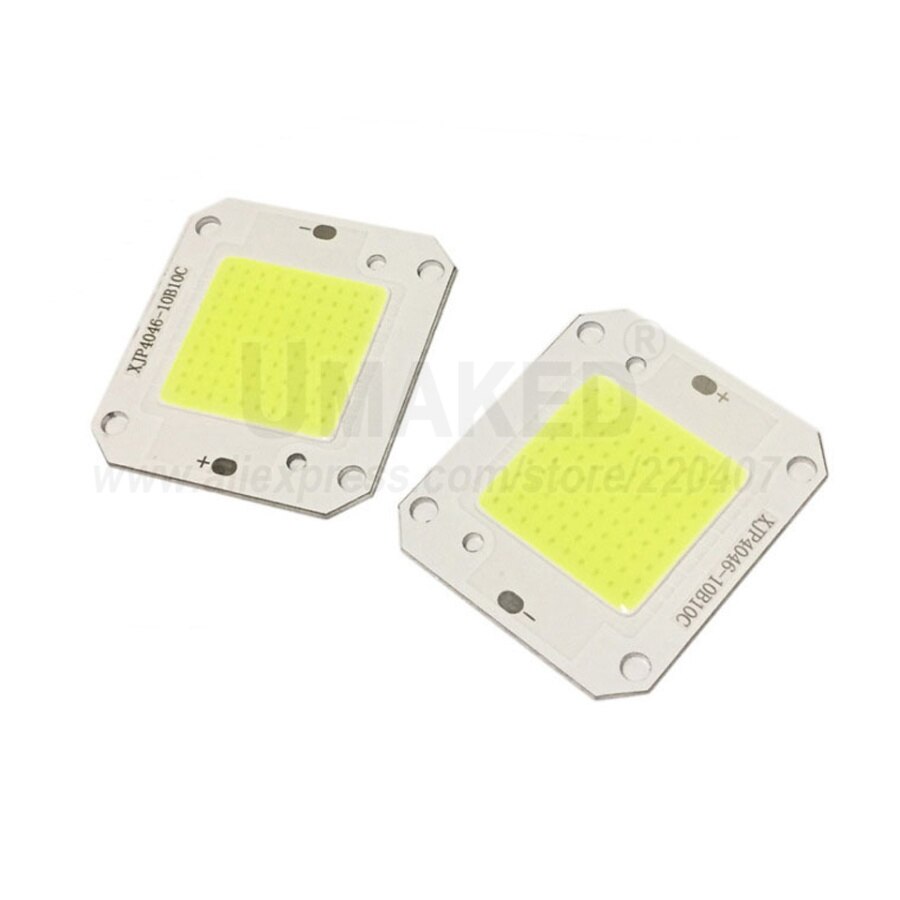 10 kpl/erä suuritehoiset led chip cob valot  dc12v dc32v valohelmiä valkoinen lämmin valkoinen kylmä valkoinen täysi spektri 3000k-30000k