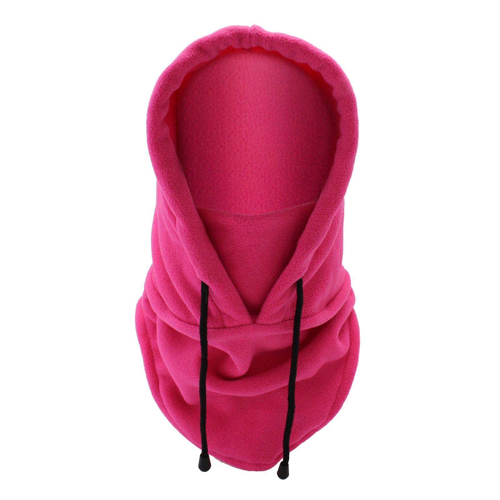 Full Face Mask Women Men Bomber Hats Motorcycle Windproof Ski Outdoor Winter Sport Scraf Hat Caps: Hot Pink