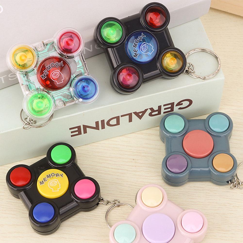 Stress Relief Speelgoed Draagbare Kleurrijke Gamepad Vorm Geheugen Sleutelhanger Educatief Spel Doolhof Kubus Gadget Doorbraak Z9V7