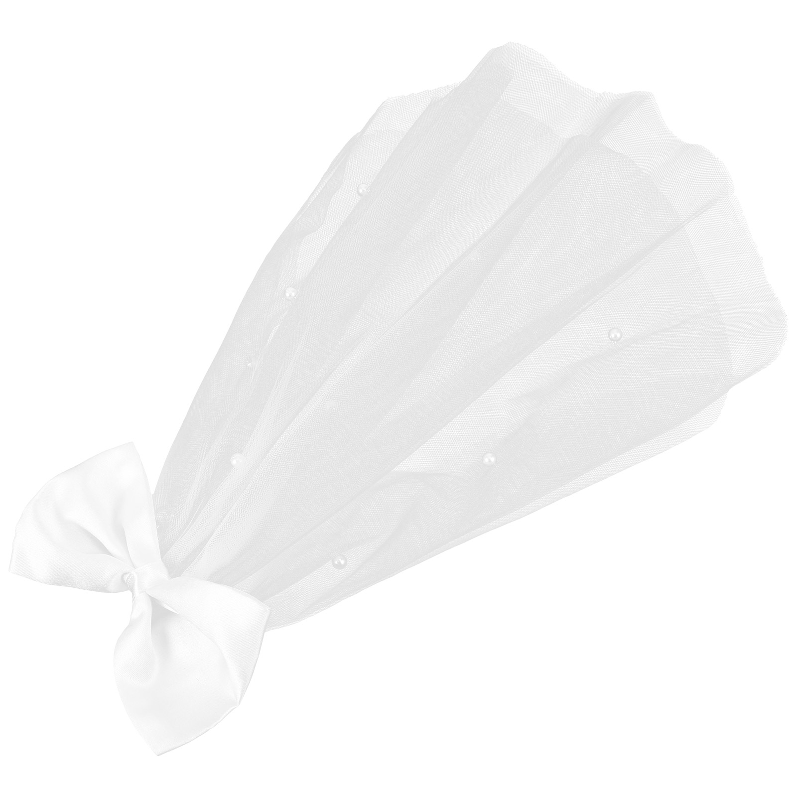 Hond Bruiloft Sluier Hond Sluier Jurk met Strik Decor Strik Sluier Bruid Kostuum Huisdier Bruiloft Supply