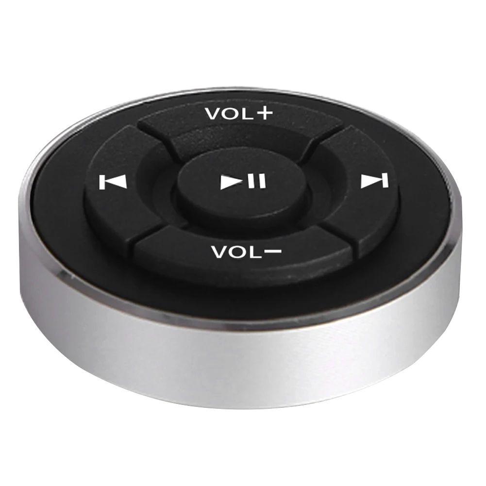 Bluetooth Ratbetjent Mediekontrol til Bil - Fjernbetjening til iOS Android