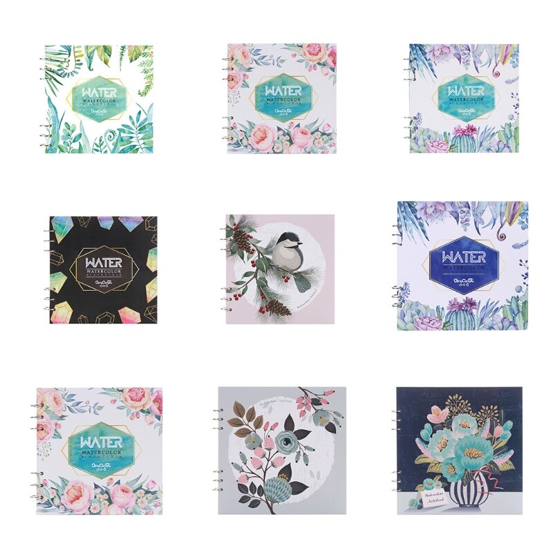 300g/m2 Watercolor Paper 20 Sheets Painted Water Color Painting Book Office School Art Supplies