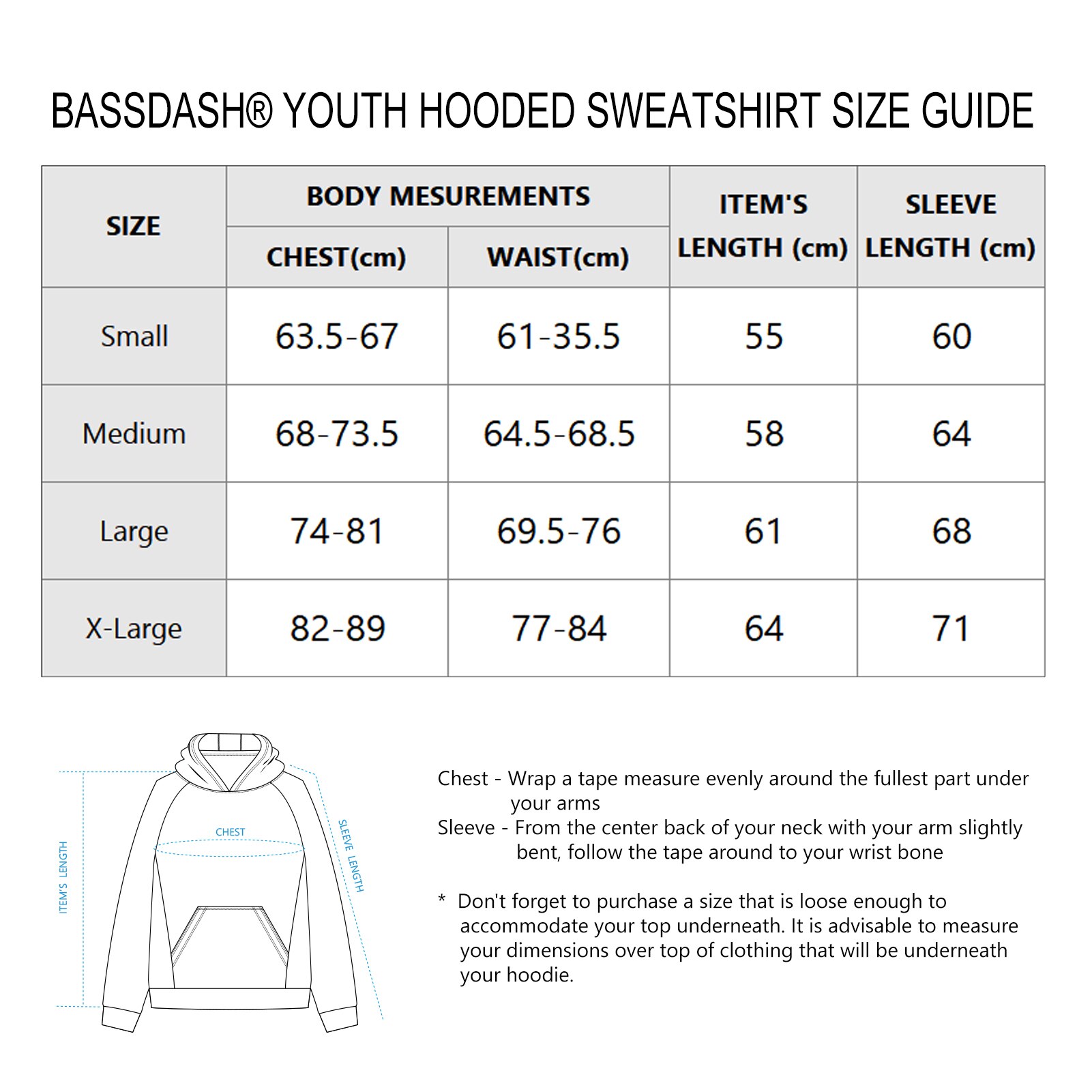 Bassdash Youth Fishing Fleece Hoodie with Mask Water Resistant Kids’ Performance Sweatshirt FS18Y