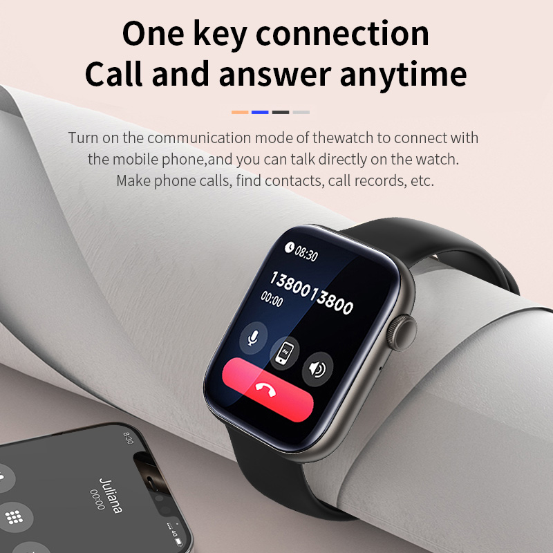 Smartwatch HD impermeável com chaves rotativas para homens e mulheres, chamada Bluetooth, suporte 120 esportes Smartwatch, 1,81 ", caixa incluída, novo, 2024