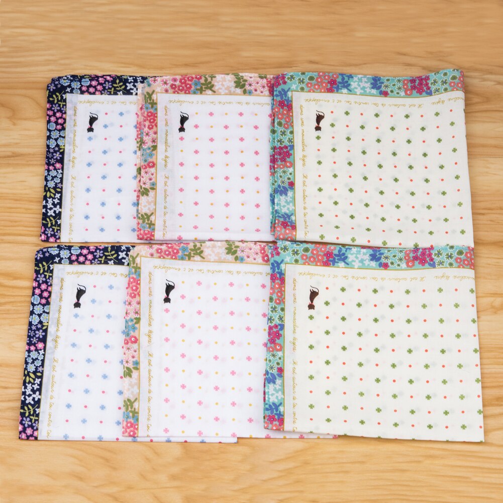 Cotton Handkerchief Flower For Girl Children 1 Set