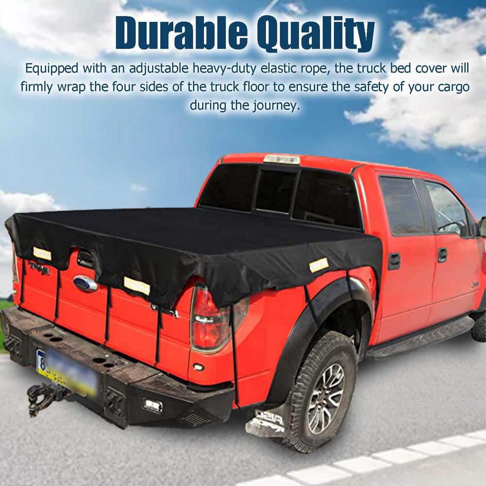 Waterdichte Truck Bed Tarp Cover Duurzaam Truck Bed Doek Cover Voor Serie Canvas Luifel Stofdicht Vrachtwagen Staart Cover Auto Levert