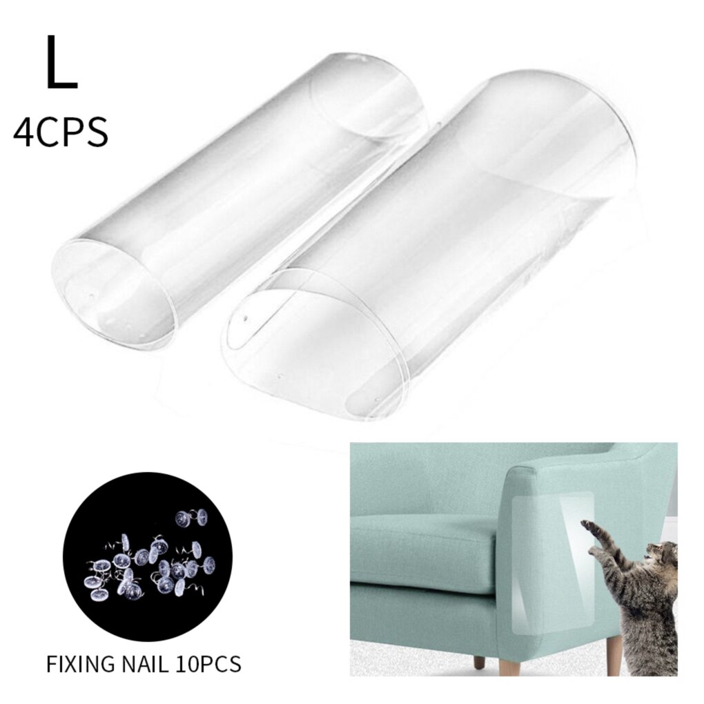 4Pcs Krassen Guard Animal Anti-Scratch Pads Sticky Paws Tape Couch Sofa Meubels Protector Anti Cat Scratch Sticker: 30X45cm