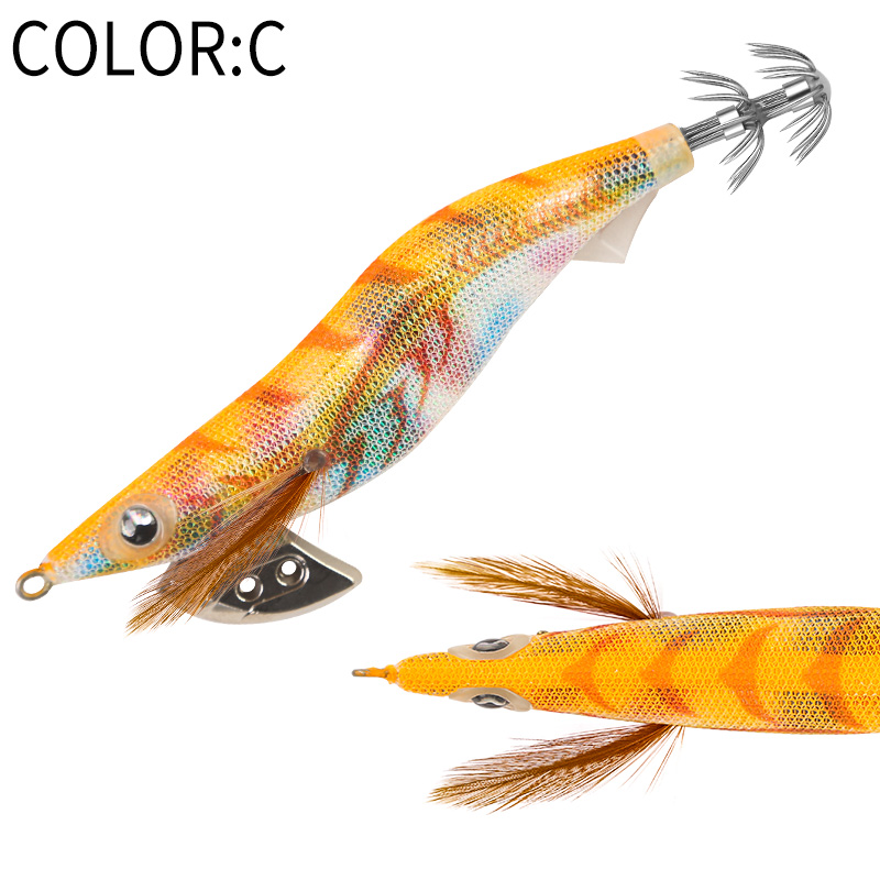 Isca de lula SQUID KING 3.0 # Lula gancho madeira camarão iscas gabaritos choco isca simulação realista silicone polvo isca: Vermelho