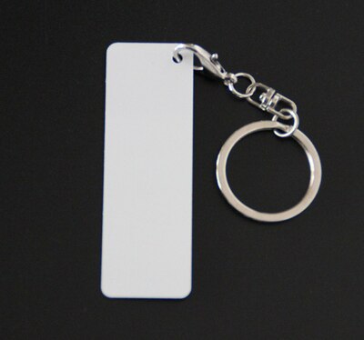 10pcs/lots Blank Sublimation Metal Key Chians DIY Printing Sublimation Ink Transfer Both sides can Print: 01