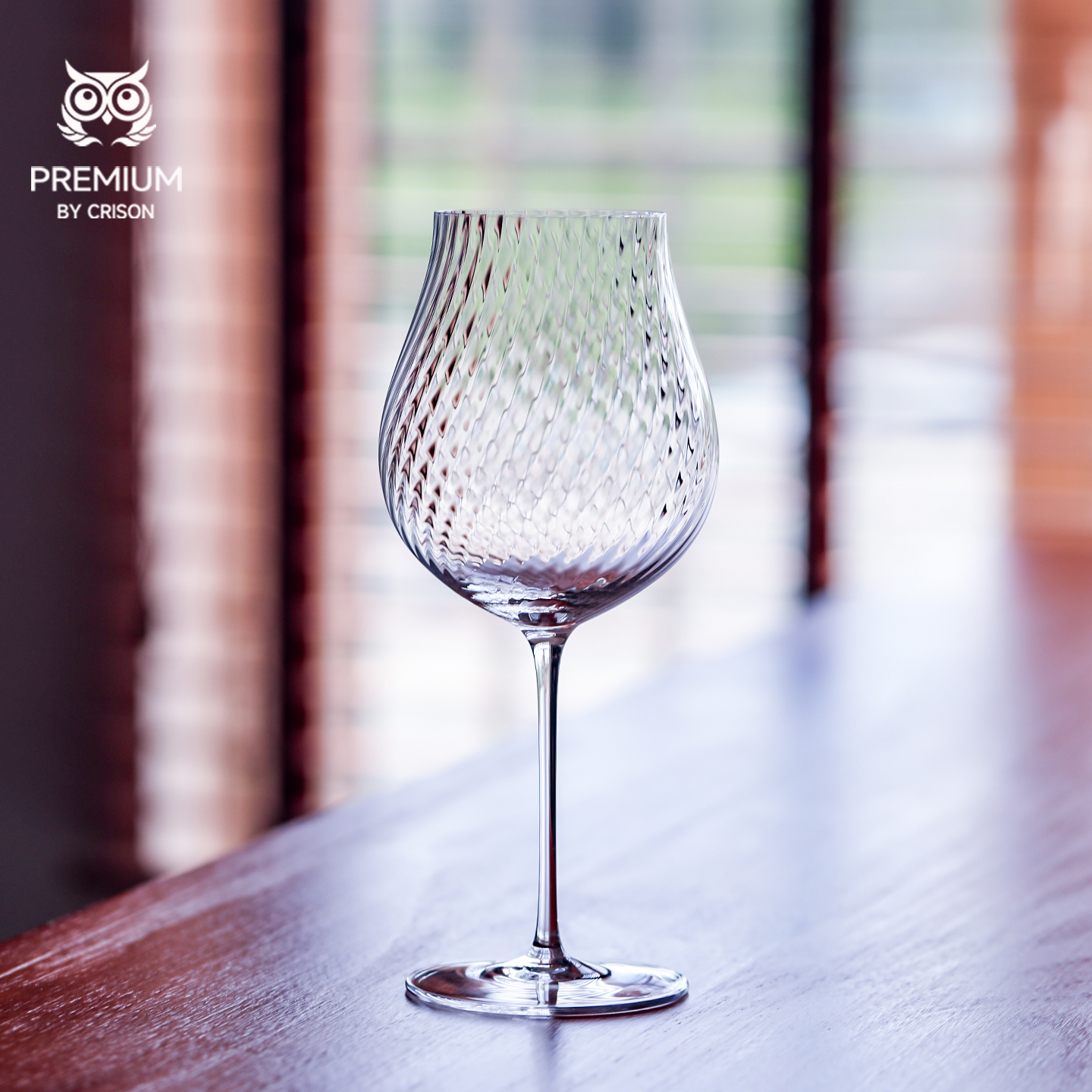 CRISON PREMIUM Copa de cristal de alta gama hecha a mano Copa de vino tinto Borgoña Vino de alta belleza Copa de patas altas