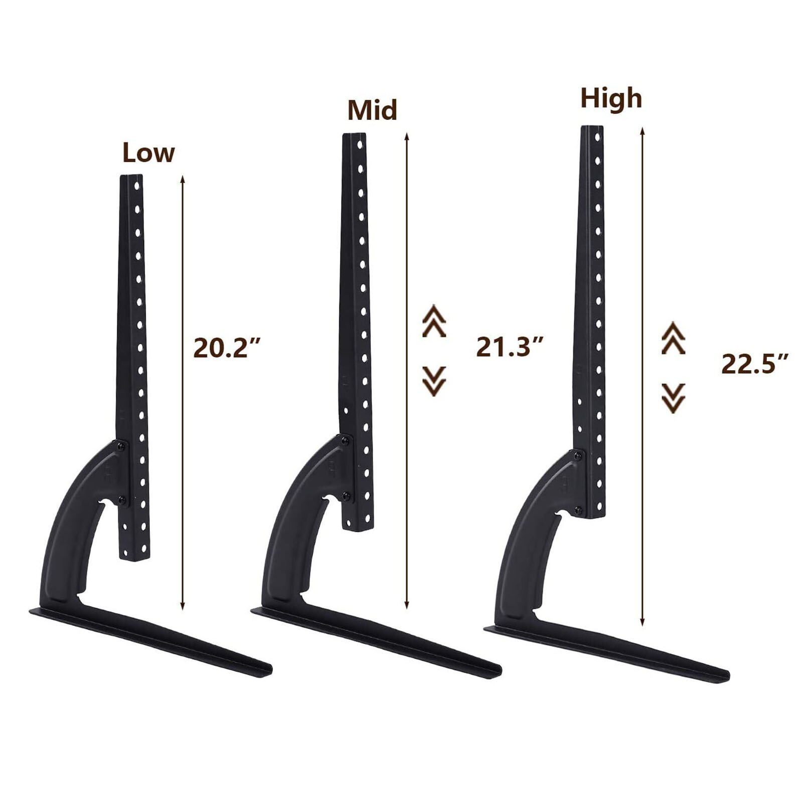 Universal Smart TV Stand Base For 32''-70 Plasma LCD Flat/curved Screen Height Adjustable Monitor Mount Bracket Anti-Scratch
