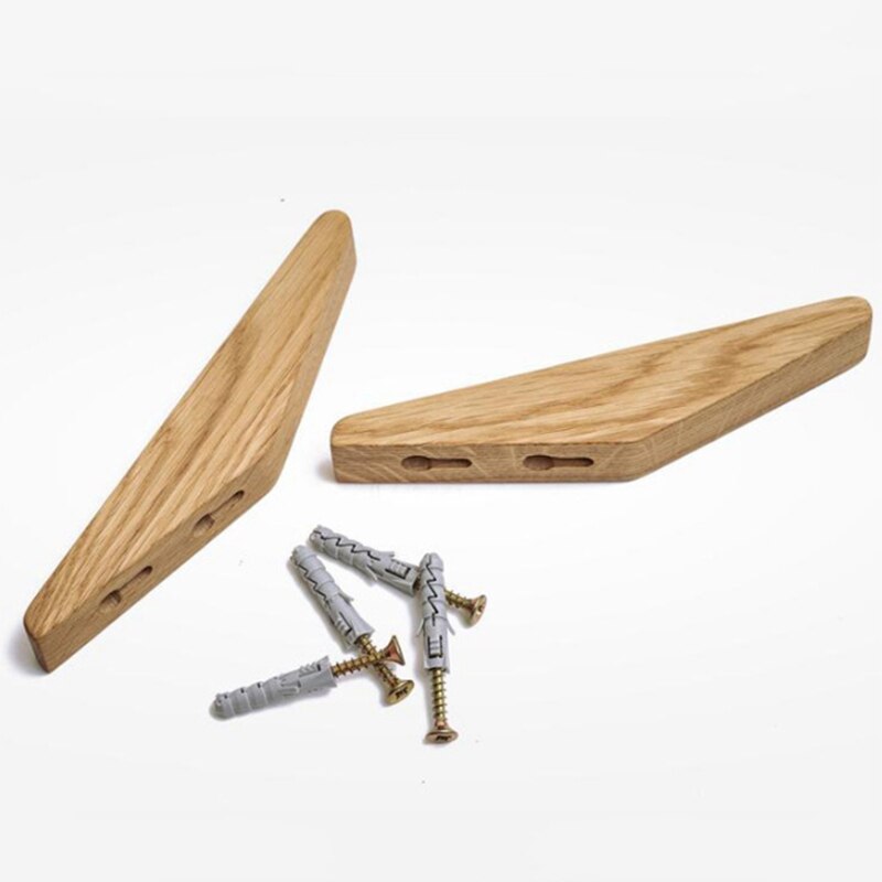 Wieszak na płaszcze z naturalnego drewna wieszak na ubrania wieszak ścienny stojak robić przechowywania w łazience wieszak robić ręczników wielofunkcyjne dekoracje ścienne kuchnia domowa 2