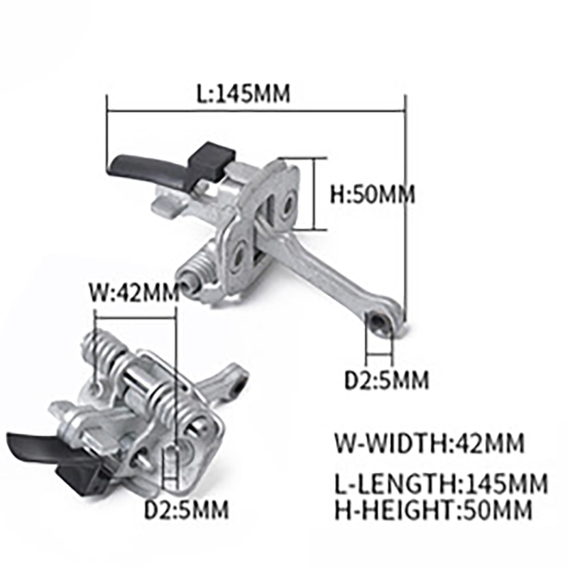 Cinta de verificação da dobradiça da porta da frente para seat arosa para vw lupo 6e0837249c 6e0837249a 6x0837249a