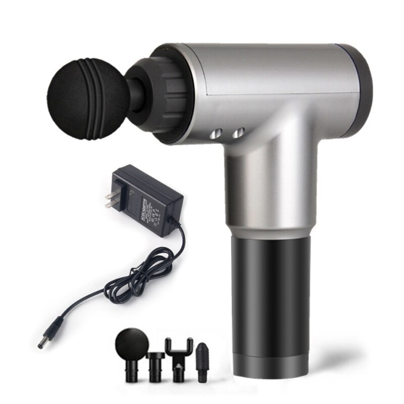 6-Speed Handheld Massage with 4 Heads for Muscle Pain Tension