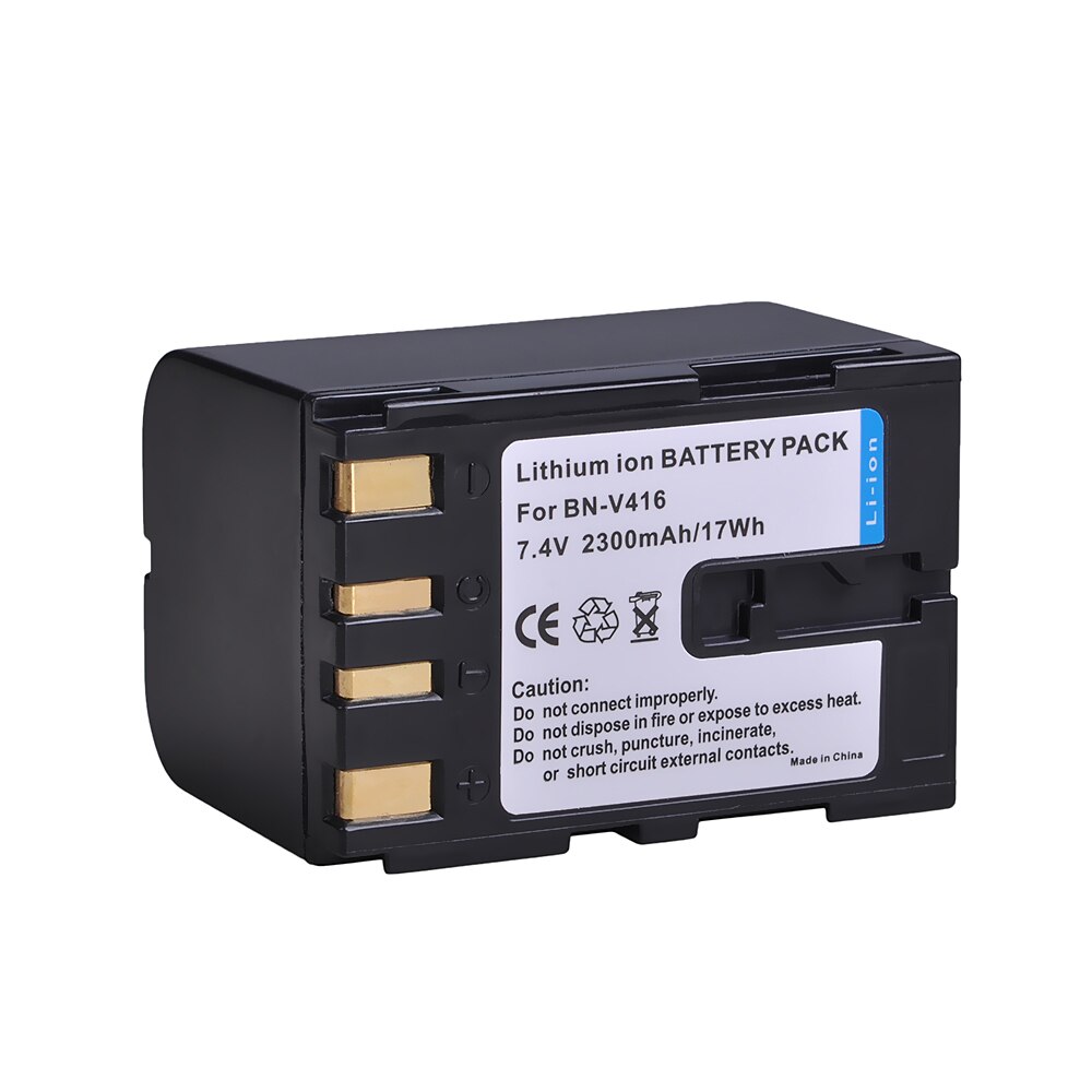 Batería de repuesto para videocámara JVC BN-V416, BN-V416U, BN-V428, BN-V428U, GR-D93, GR-D94, GR-D220, GR-D225, GR-D228, 2300mah