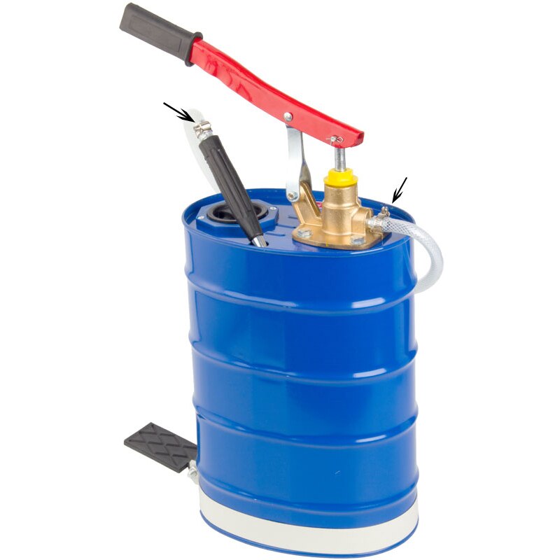 Lubricator Small Manual Hand Pressure Injector Hand Crank Oil Pump Engine Oil Cast Iron Transmission High Precision ONE PC LK: Default Title