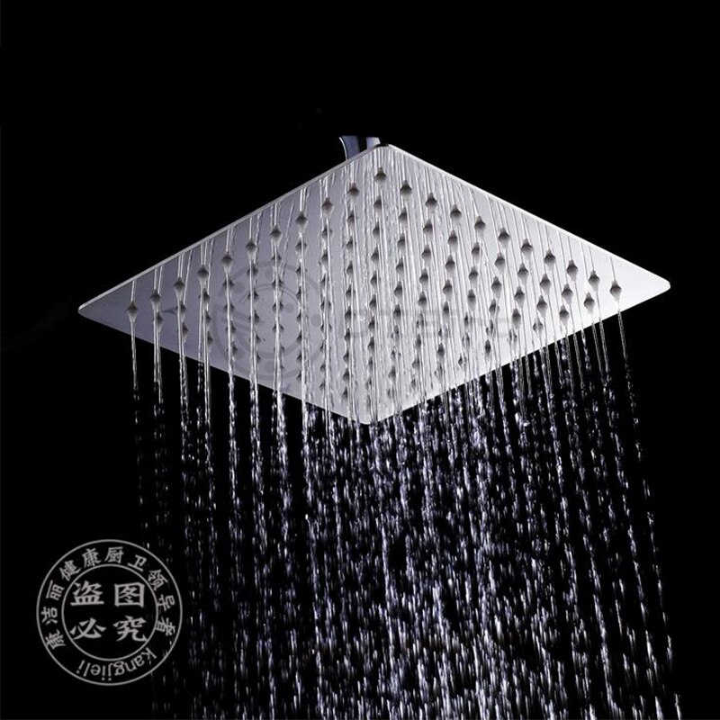 4 "/6"/8 "in Acciaio Inox di lusso ultra-Sottile Grande Doccia A Pioggia Testa Bagno Soffione ad alta Pressione Doccia A Mano testa