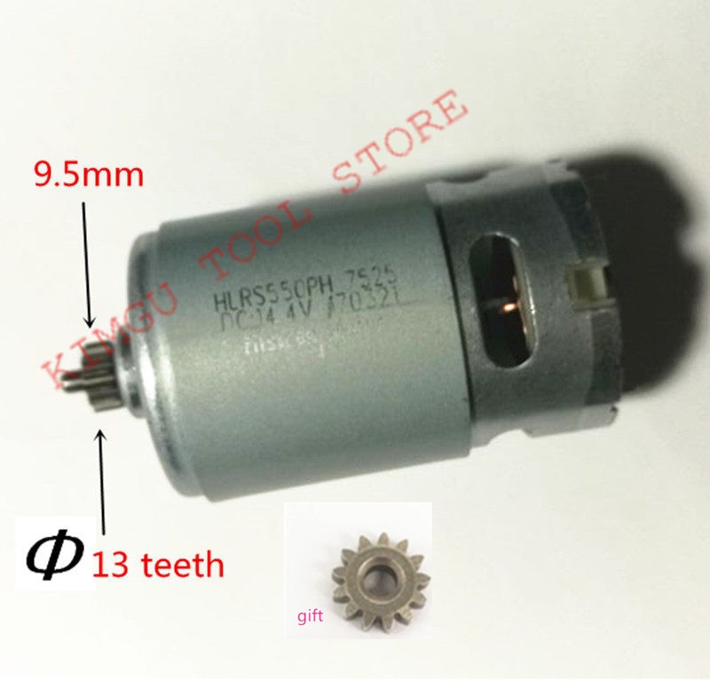 13 Tanden 13 Tanden Motor 14.4V Vervangen Voor Bosch GSR14.4-2-LI Psr 14,4 Li-2 PSR14.4LI-2 PSR1440LI-2 Gsr 14,4-2-Li boor Motor