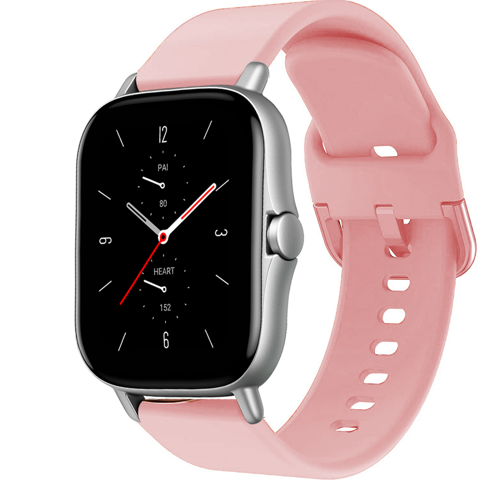 Correa de silicona para Amazfit gts 2 3 4/bip/gtr 4 3 pro/stratos 3 2 20mm/22mm pulsera deportiva correa Amazfit gts 2 3 4 mini: Oro / 12 mm