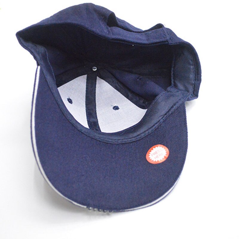 Gorro con luz LED camuflaje iluminado Otoño Invierno sombrero de pesca iluminación nocturna exterior montañismo gorra de béisbol gorra de escenario