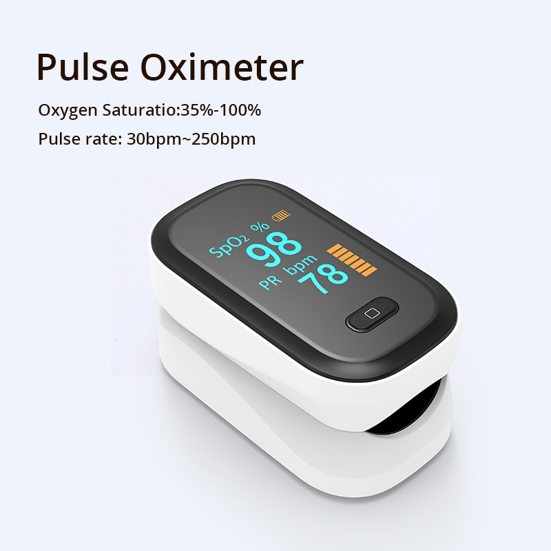 OLED Finger Pulse Oximeter Oximetro De Dedo Blood Oxygen Heart Rate Monitor Spo2 Saturometro Da Dito Pulsioximetro Oximiter