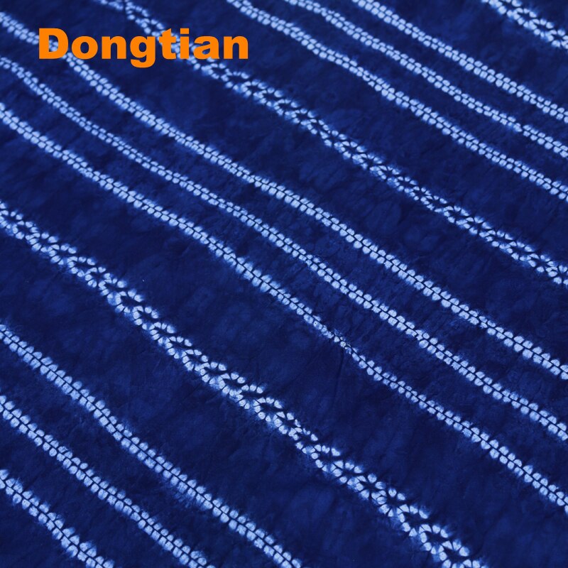 Traditional Hand-dyed Cloth Hand Tie Dye Indigo Fabric Natural Plant Tie Dyed Shibori Fabric Blue Indigo Fabric Crafting Cloth
