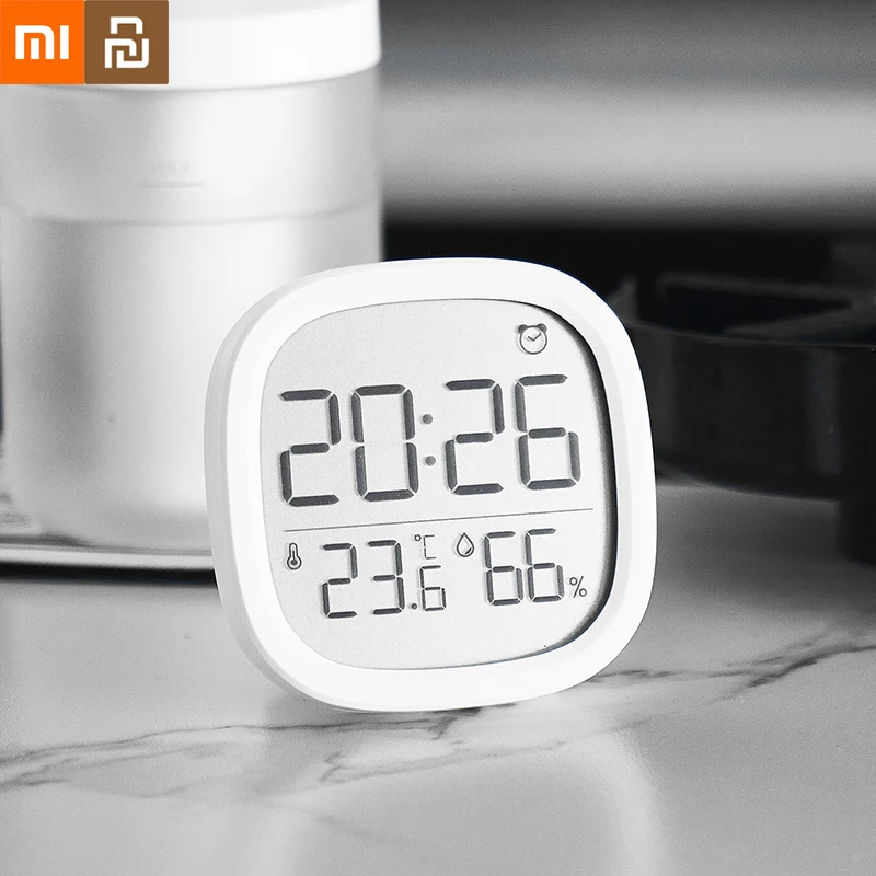 Reloj despertador Digital Xiaomi Youpin con de atracción magnética reloj LCD con temperatura de humedad para el hogar