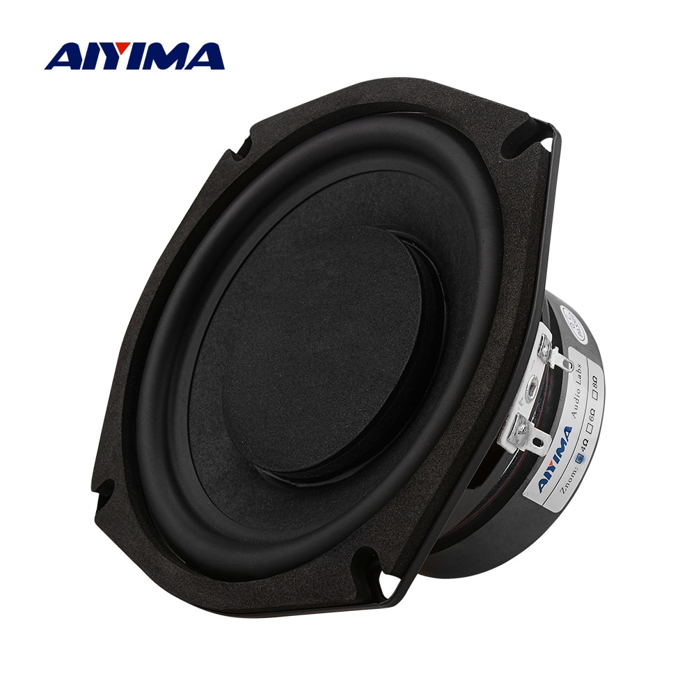Aiyima 1Pcs 5.25 Inch Subwoofer 4 8 Ohm 80W Woofer Speaker Super Bass Luidsprekers Kolom Home Theater Voor 5.1 Subwoofer Diy