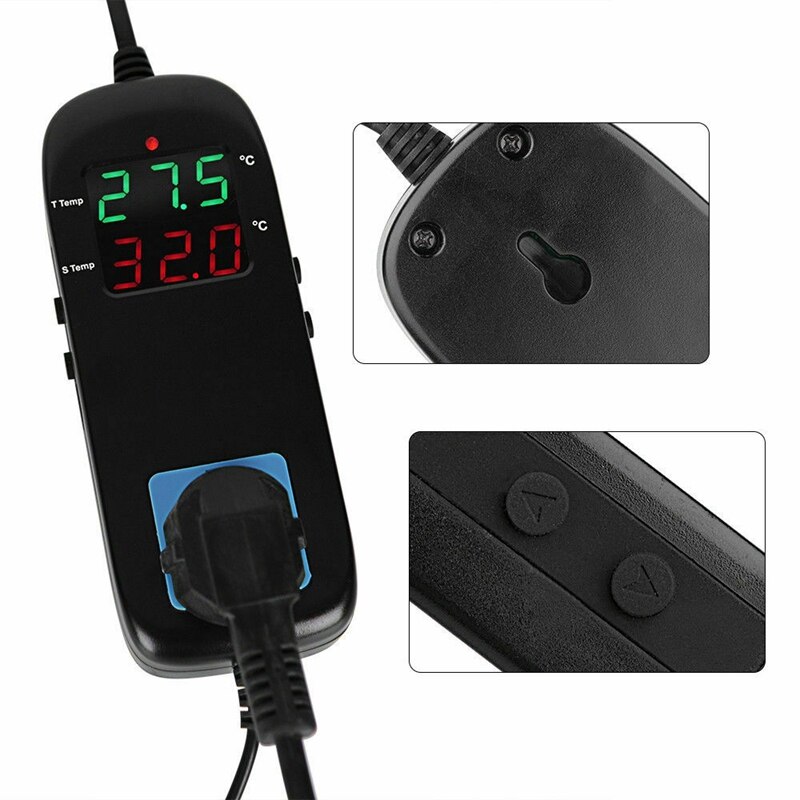 MH-2000 Digitale Display Aquarium Temperatuurregelaar Thermostaat Regulator Eu Plug