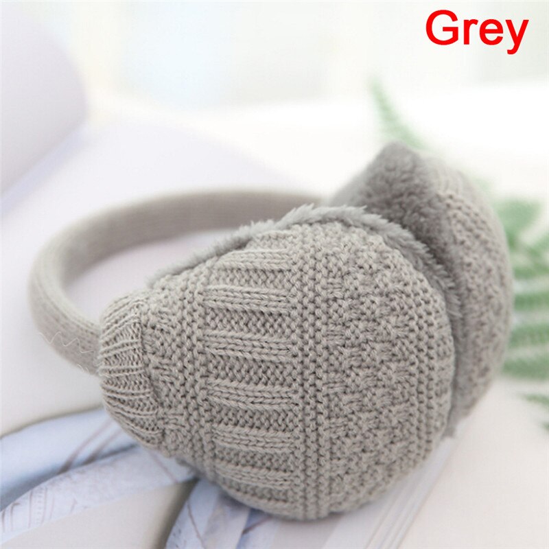 1PCS Winter Warm Knitted Earmuffs Children Ear Muffs For Boy Earmuffs For Girls Baby Ear Warmers 3 Colors