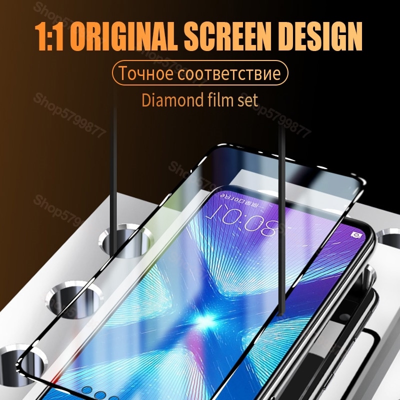100D Beschermende Glas Voor Huawei Honor 8X 8A 8C 8S Gehard Screen Protector Op Honor 9X 9A 9C 9S 9i 10i 20i 20S Play Glas Film
