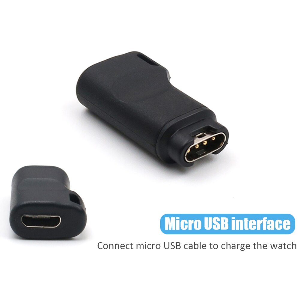 Usb laddare adapter typ c kabel för garmin fenix 5/5s/5x/6/6s/6x venu swim 2/2s sq vivoactive 4/4s/3 945 935 645 245 instinct: Mikro-usb