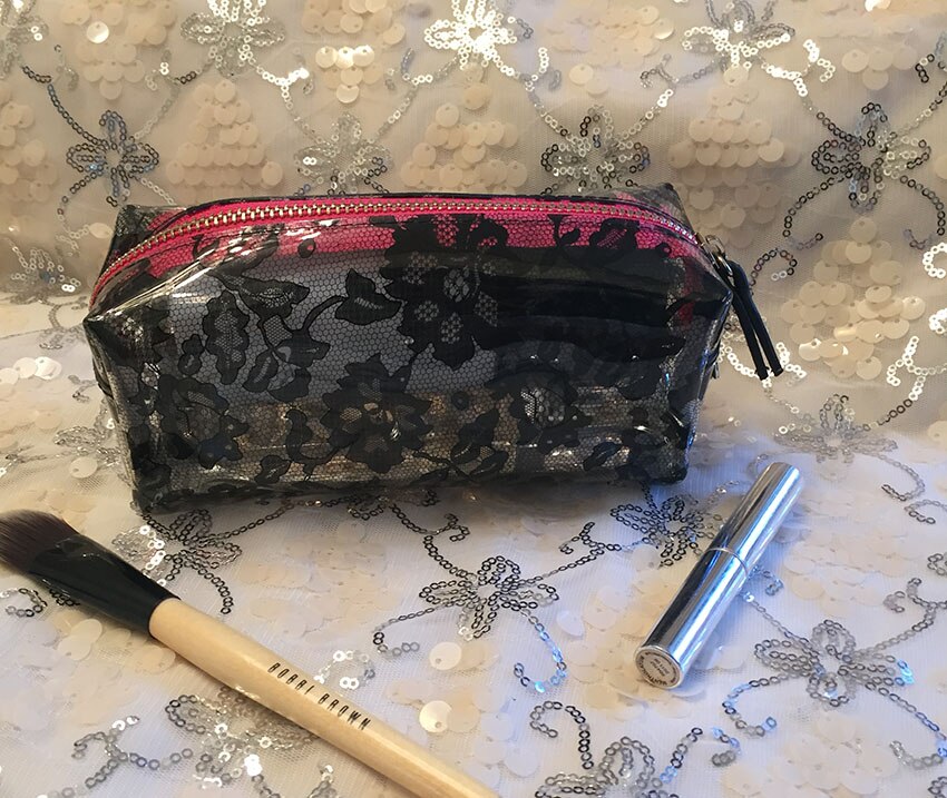 VS Frauen Kosmetische machen-hoch Reise Kulturbeutel Tragbare fallen Handtasche Beutel