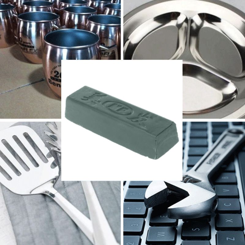 Afilador de Pasta abrasiva, pulido, cera, barra compuesta para acero inoxidable, cobre, aluminio, productos cromados
