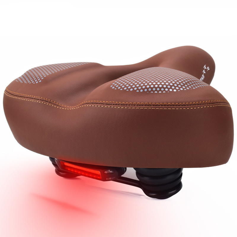 Bicycle Seat Cushion Widening Thickening Soft Comfortable Bike Saddle for Mtb Road Bike Electric Bicycle Mountainbike Accessoir: Pink