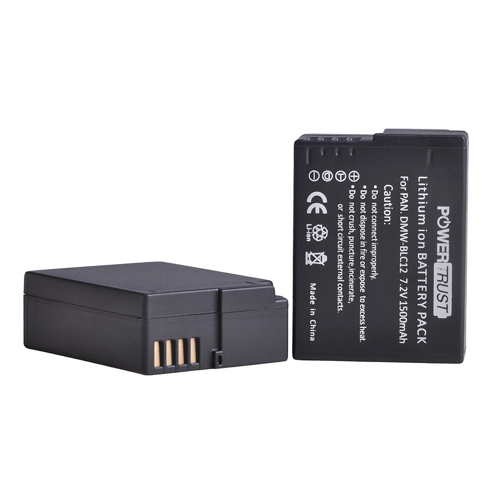 DMW-BLC12 DMW-BLC12E DMW-BLC12PP Battery and LED Charger for Panasonic Lumix DMC-G85 DMC-FZ200 DMC-FZ1000 DMC-G5 DMC-G6 G7 GH2: 2Battery