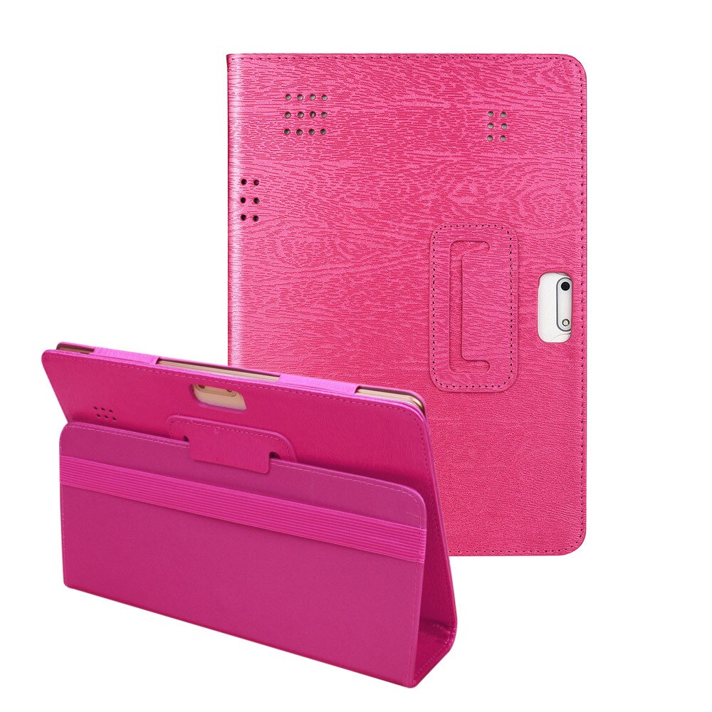 Universele Folio Leren Stand Cover Case Voor 10 10.1 Inch Android Tablet Pc Tabletten & E-Books Case: D2