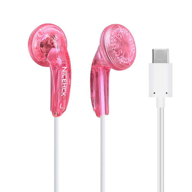 NICEHCK Traceless 3.5mm HIFI Earbud 15.4mm Dynamic Driver Unit DJ Bass Earphone Wired HD Microphone Headset EB2S/B40/B70/VIDO: Ciemnoszary