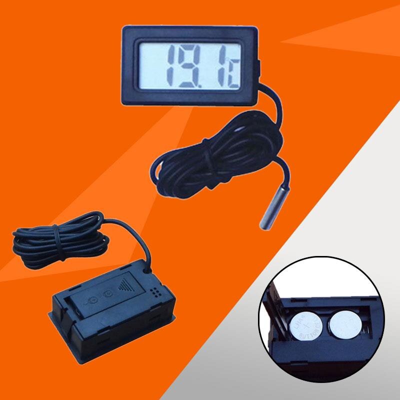 LCD Digital Thermometer Probe Fridge Freezer Thermometer Thermograph for Refrigerator -50~ 110 Degree Without Retail Box