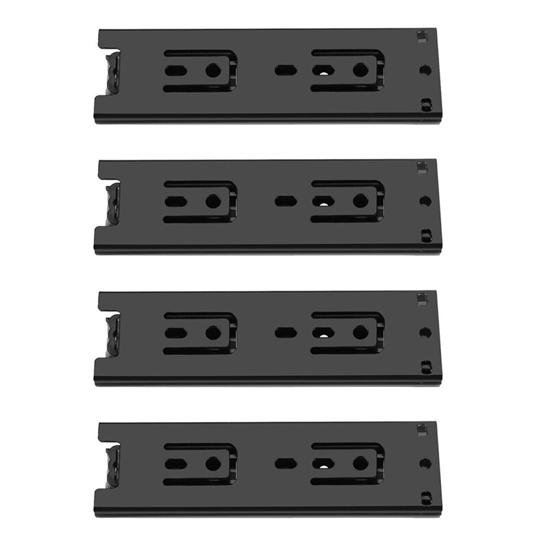 4 Stuks Ladegeleiders Kast Kast Rail Sliding Lade Gids Voor Meubels Keukenkast Hardware (6 Inch): Default Title