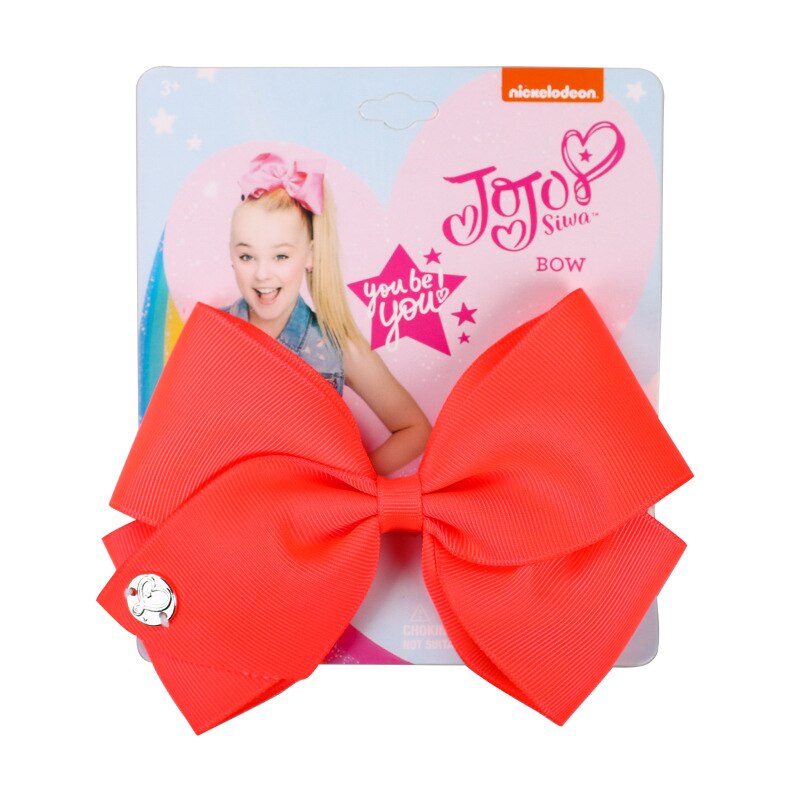 35 couleurs 5 pouces arcs pince à cheveux chapeaux cheveux arc pour bébé enfants filles à la main ruban nœud papillon cheveux accessoires: Corail Rouge