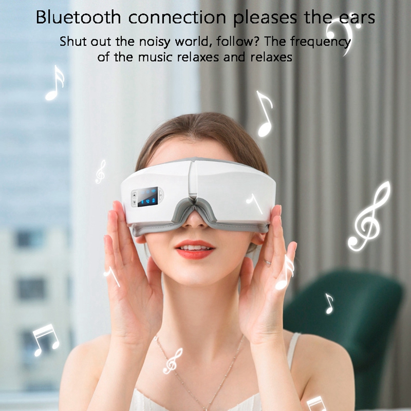 4D Eye Massager Smart Vibration Eye Care Device Bluetooth Eye Massage Relieve Fatigue Eyes Bags And Wrinkles