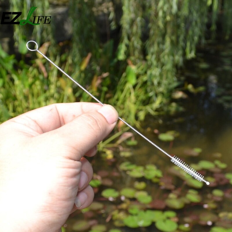 1 pc aço inoxidável garrafa escovas de limpeza chaleira bebê cm0015 limpeza do bebê h4m8 escovas escova garrafa material bico bule h6a2