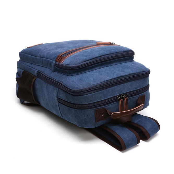 070717 men double shoulder bag backpack computer bag