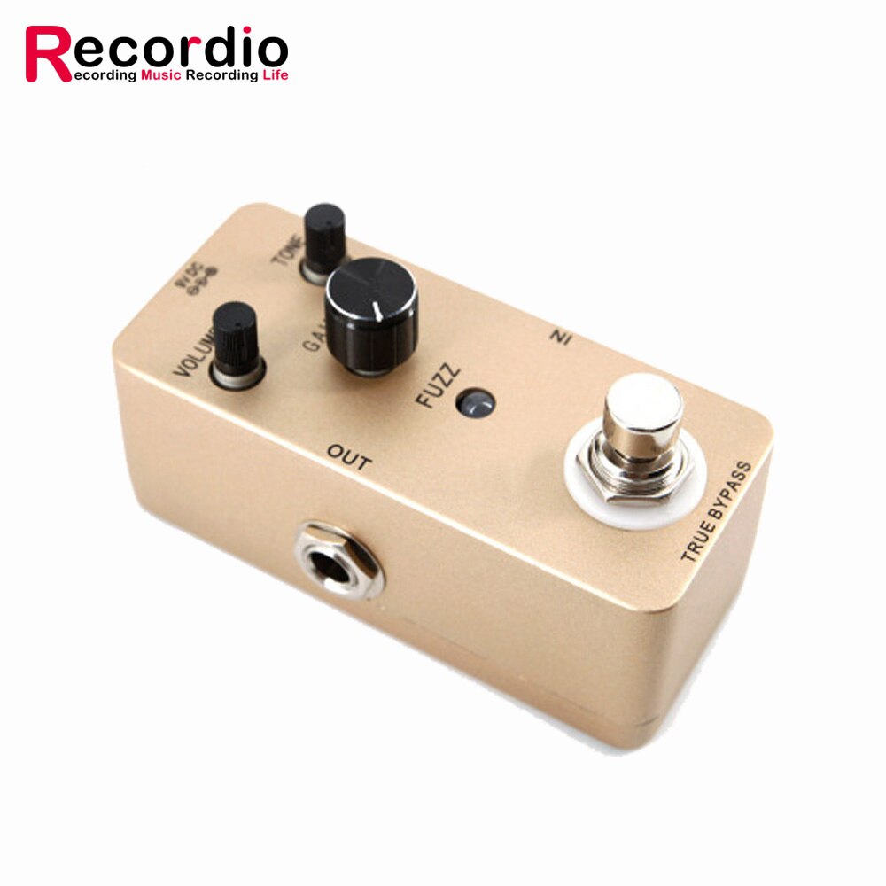 GAZ-EP04 Acoustic Guitar Tuner Pedal Precision Tuner Pedal Guitar Pedal Tuner LED Display with Bypass for Chromatic Guitar Bass