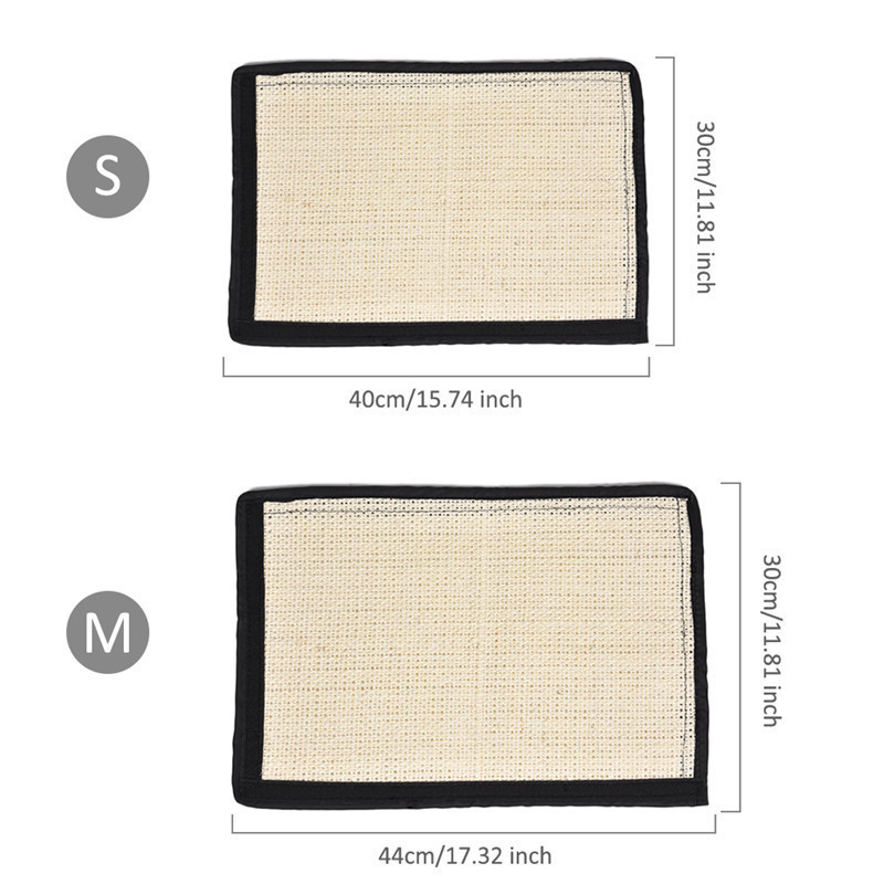 Kat Sisal Pad Scratch Preventie Sofa Mat Meubilair Protector Met Haak Lus Huishoudelijke Dierbenodigdheden Krassen Pads Speelgoed Voor Katten