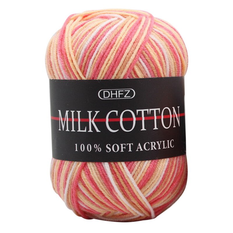 Baby Milk Cotton Yarn Crochet Yarn For Knitting Wool Yarn Warm Chunky Yarn For Children Hand Knitted Yarn Knit Blanket Sweater: G189373A