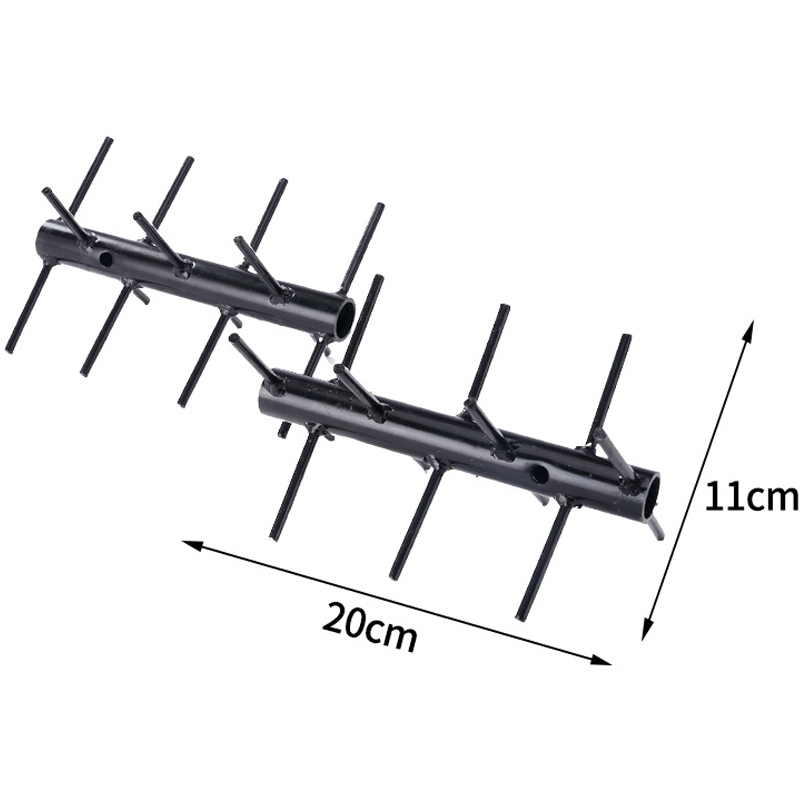 Garden Tool Coulter wheel 26mm 28mm Brush Cutter Grass Wheel Head Soil Loosen Weeder Head Mini Tiller Parts Cultivator 9 teeth