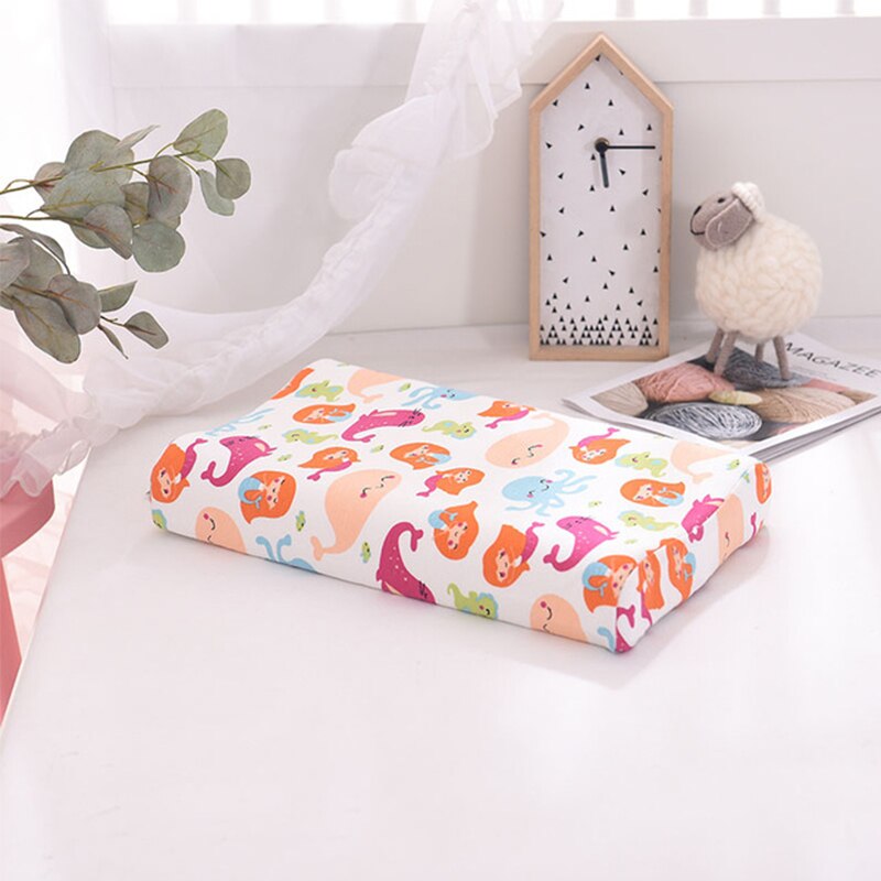 45*25*6cm Cotton Baby Pillowcase Kids Pillow Case Animal Infant Newborns Pillow Cover