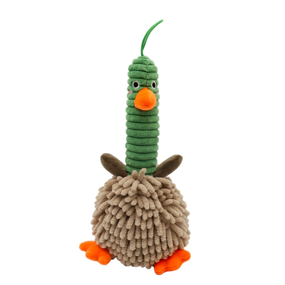 Søt tegneserie chenille håndtørkende dukke plysj myk and håndkle dekorativt tykkere rengjøringshåndkle baderom